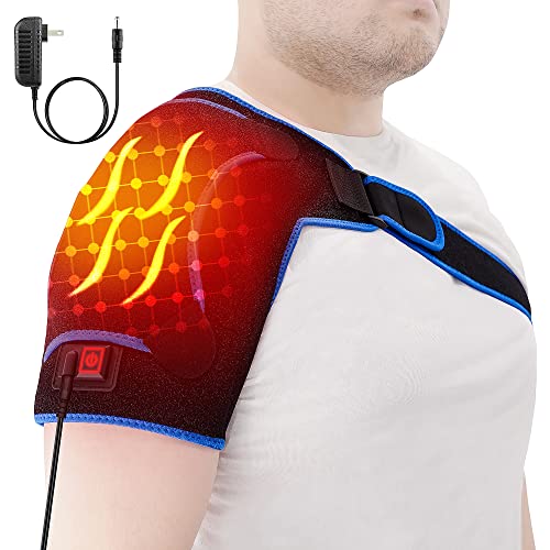 Epessa Shoulder Heating Pad for Women Men, Heated Shoulder Wrap, Heated Shoulder Brace, 3 Heating Setting