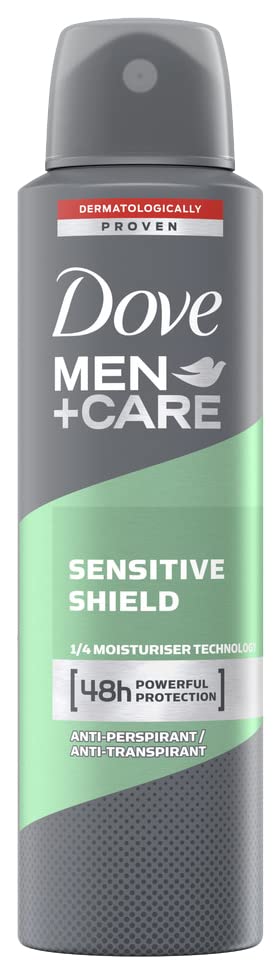 Dove Men+ Care Dry Spray Antiperspirant Deodorant 150 ML Pack of 6 Mixed Scents 5 Fl Oz (Pack of 6) 30 Fl Oz