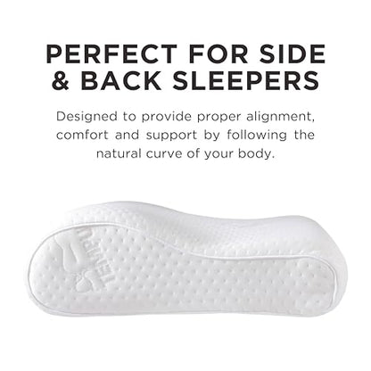 Tempur-Pedic TEMPUR Neck Pillow, Small Profile, White