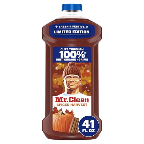 Mr. Clean All Purpose Cleaner, Cleaning Liquid, Spiced Harvest, 41oz