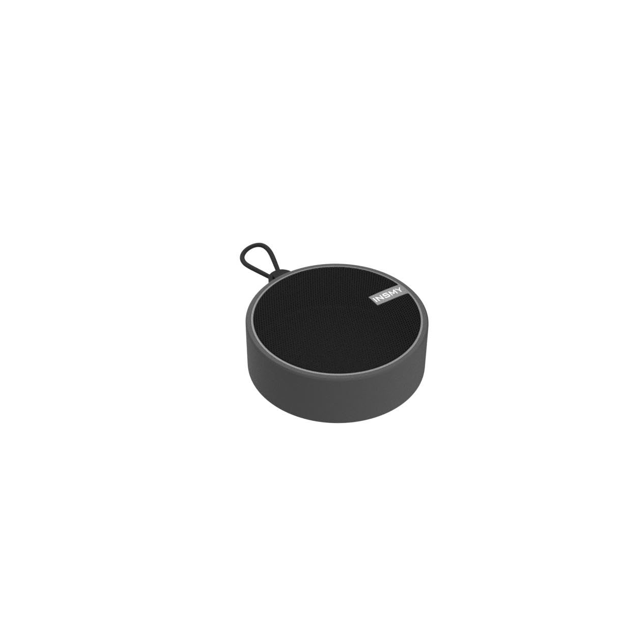 INSMY C12 IPX7 Waterproof Shower Bluetooth Speaker, Portable Small Speaker, Speakers Bluetooth Wireless Loud Clear Sound Support TF Card Suction Cup for Kayak Canoe Beach Gift (Black)
