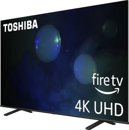 TOSHIBA 75-inch Class C350 Series LED 4K UHD Smart Fire TV with Alexa Voice Remote (75C350LU, 2024 Model)