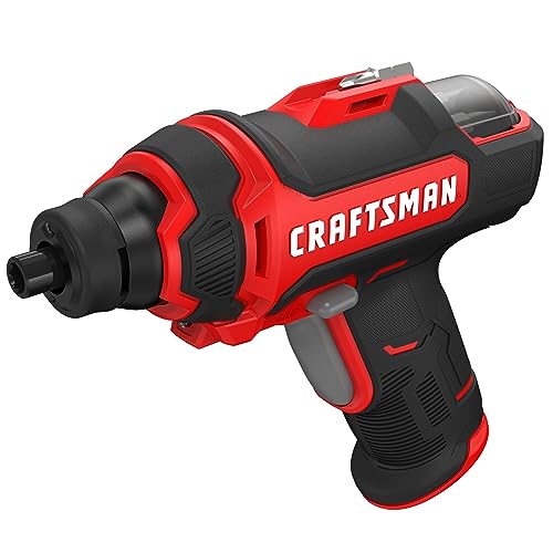 CRAFTSMAN 4V Cordless Screwdriver with Charger and Screwdriving Bits Included (CMHT6650C)