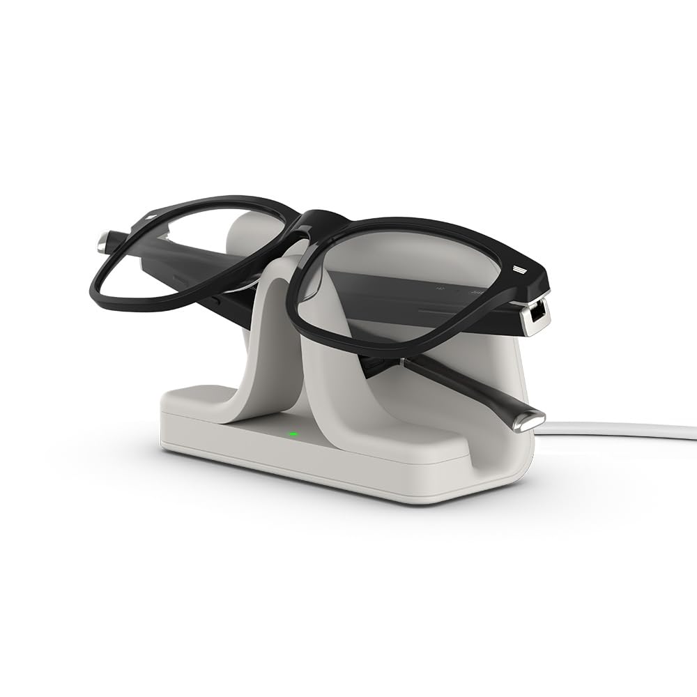 Amazon Echo Frames (newest model) + Echo Show 8 (newest model), Smart Glasses with Alexa, Square frames in Classic Black with prescription ready lenses