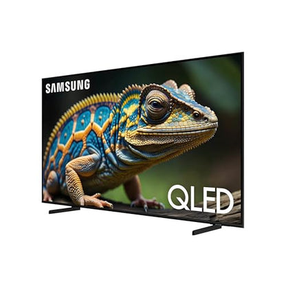 SAMSUNG 55-Inch Class QLED 4K Q60D Series Quantum HDR Smart TV w/Object Tracking Sound Lite, Motion Xcelerator, Slim Design, Gaming Hub, Alexa Built-in (QN55Q60D, 2024 Model)