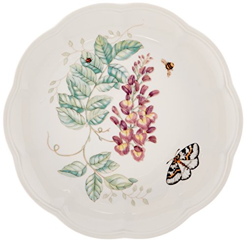 Lenox 6342794 Lenox Butterfly Meadow 18-Piece Dinnerware Set White