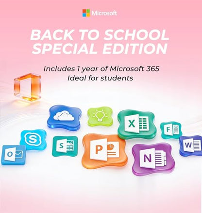 HP 14 Laptop Computer, 2026-2027 Edition, Intel N150 Processor, 4GB RAM, 128GB SSD, 1TB Cloud Storage, Windows 11 with Microsoft 365