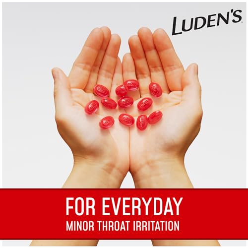 Ludens Deliciously Soothing Throat Drops, Wild Cherry Flavor, 90 Count