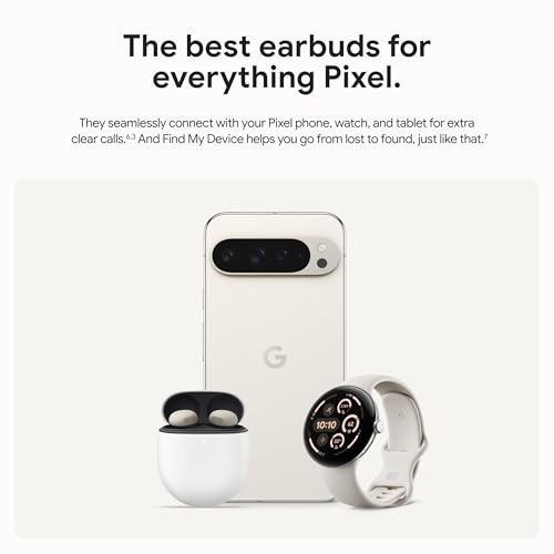 Google Pixel Buds Pro 2 - Wireless Earbuds with Active Noise Cancellation – Bluetooth Headphones - Porcelain