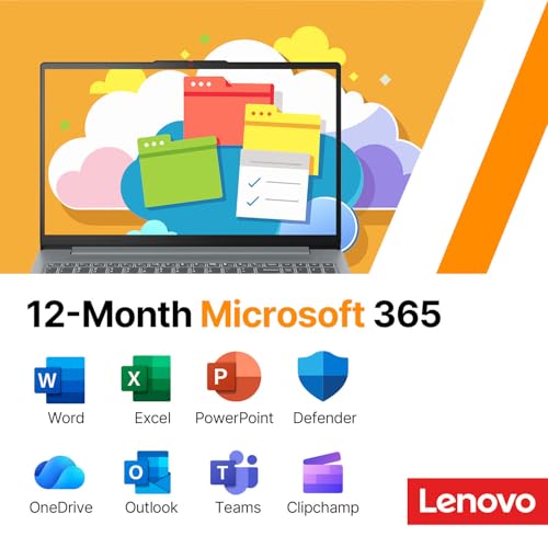 Lenovo Essential 15.6" FHD Everyday Laptop, Intel Processor, 128GB Storage