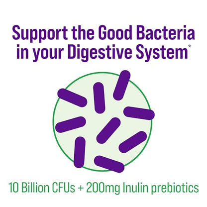 Culturelle Pro Strength Daily Probiotics For Digestive Health (2 Month Supply) with Prebiotics for Women & Men, Supports Occasional Diarrhea, Gas & Bloating, Gluten & Soy Free, 60 Count