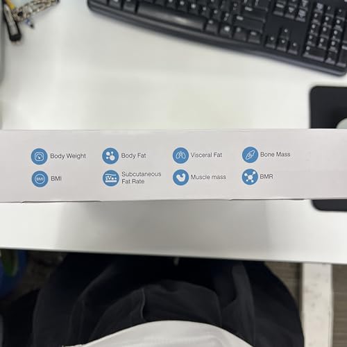 INSMART Smart Scale for Body Weight, All-in-one LCD Display Bathroom Weight Scales Body Fat Scale,Bluetooth Digital Smart Weighing Scale with Heart Rate,Heart Index & Body Composition Analyzer,396 lbs