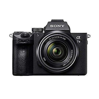 Sony a7 III (ILCEM3K/B) Full-frame Mirrorless Interchangeable-Lens Camera with 28-70mm Lens with 3-Inch LCD, Black