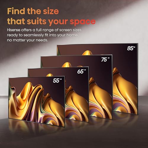 Hisense 55-Inch Class U8 Series Mini-LED ULED 4K UHD Google Smart TV (55U8N, 2024 Model) - QLED, Dolby Vision IQ, Dolby Atmos, Full Array Local Dimming Pro, 144Hz Game Mode Pro, Alexa Compatibility