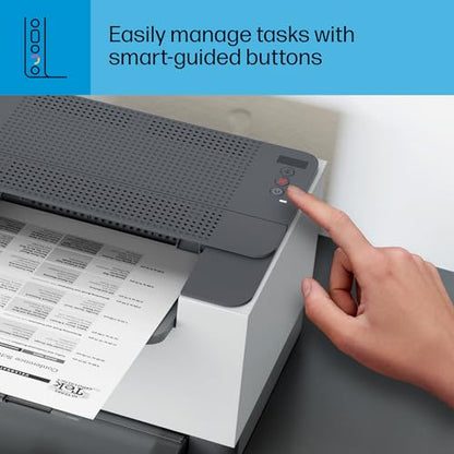 HP LaserJet M209d Laser Printer, Black and White, Automatic Duplex, USB Connection Only (Cable Included), Ideal in Home Office (8J9L0F)