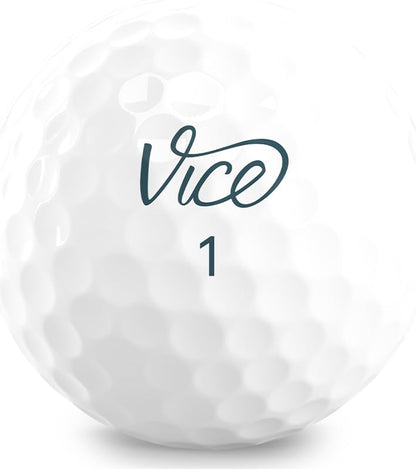 VICE Golf Tour White Golf Balls