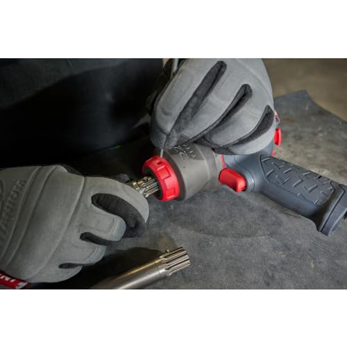 Ingersoll Rand 2236QTIMAX-2 DXS2 1/2" Air Impact Wrench, 2" Extended Anvil, Quiet, 1500 ft-lb Torque, Titanium Hammercase, Friction Ring Retainer, Pistol, Interchangeable Anvil, Multi-functional Tool
