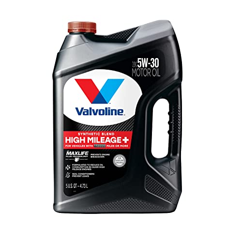 Valvoline High Mileage 150K with Maxlife Plus Technology Motor Oil SAE 5W-30 5 QT