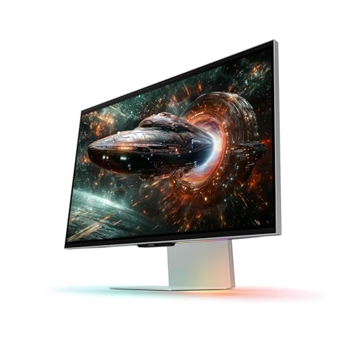 SAMSUNG 27-inch Odyssey 3D G90XF + $300 Amazon Gift Card, 4K, 165Hz, Gaming Monitor, 1ms Response Time, AMD FreeSync™ Premium, Ergonomic Stand, LS27FG900XNXZA, 2025