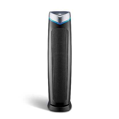 GermGuardian 5-In-1 HEPA Air Purifier for Home, Large Rooms Up To 915 Sq. Ft. with HEPA Pet Air Filter, UV-C Light & Odor Reduction, AC5250PT, 28" Tower, Black