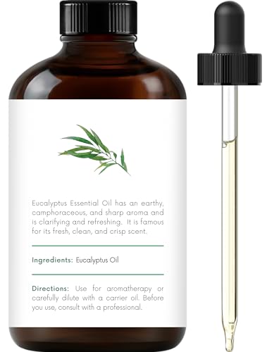 Handcraft Blends Eucalyptus Essential Oil - Huge 4 Fl Oz - 100% Pure and Natural - Premium Grade with Glass Dropper