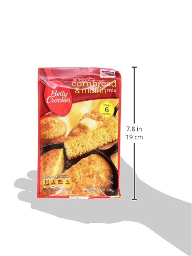 Betty Crocker Cornbread and Muffin Baking Mix, 6.5 oz. (Pack of 9)