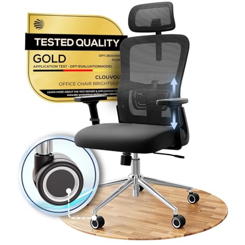 CLOUVOU Ergonomic Office Chair Comfy [#1 in Tests]