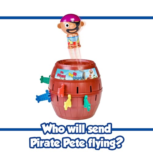 TOMY Pop Up Pirate Board Game - Swashbuckling Kids Games for Family Game Night - Kids Activities and Pirate Accessories - Family Board Games for Kids Ages 4 and Up