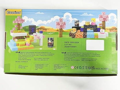 Magnetic Blocks - Build Mine Magnet World Magic Portal Set, Magnetic Tiles 1" Building Blocks Toddler Toys STEM Sensory Outdoor Toys for 3+ Year Old Boys & Girls, Creative Kids Games Kids Toys 84PCS