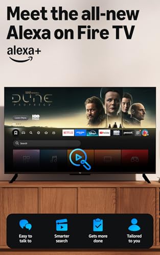 Amazon Fire TV 50" 4-Series (newest model), 4K Ultra HD smart TV with Alexa Remote, HDR10+, fast processor, Dolby Audio, Ambient Experience, free and live TV