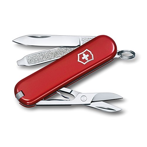 Victorinox Swiss Army Classic SD Pocket Knife, Red