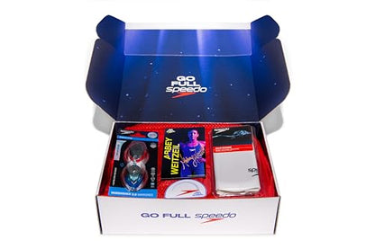 Speedo Champion Signature Swim Bundle Box with signature card from Team Athlete