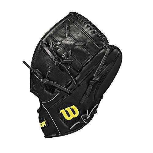 Wilson 2021 Clayton Kershaw A2000 CK22 GM 11.75" Baseball Pitcher's Glove - Black/Yellow, Right Hand Throw