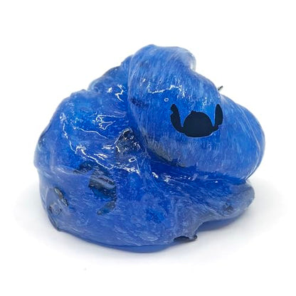 CRA-Z-Slimy Stitch Slime Toy- Glossy, Stretchy, Super Soft, Smooth Blue Stitch Slime with Stitch Shaped Confetti Mix-Ins for Boys and Girls, Lilo and Stitch Kids Toy Gift