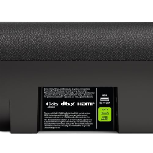 VIZIO 5.1.2 Elevate SE Soundbar, Wireless Subwoofer, Surround Sound w/Dolby Atmos & DTS:X, Bluetooth Speaker, QuickFit™ Compatible – SL512X-08 (New, 2024 Model)