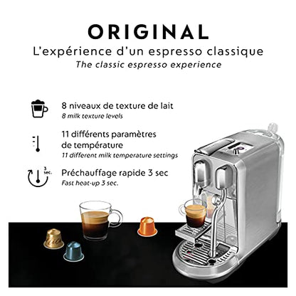 Breville Nespresso Creatista Plus BNE800BSS, Brushed Stainless Steel