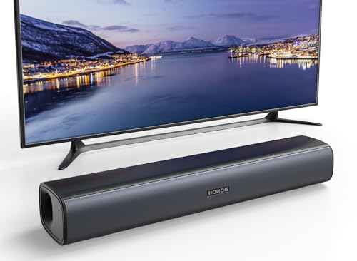 RIOWOIS 17" Sound Bar, Home Theater Surround Sound System for TV
