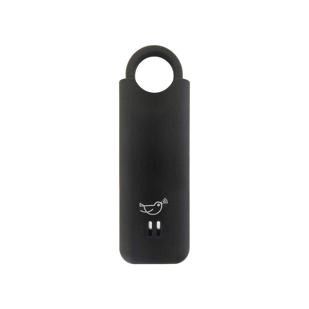 She’s Birdie–The Original Personal Safety Alarm for Women by Women–Loud Siren, Strobe Light and Key Chain in a Variety of Colors (Charcoal)