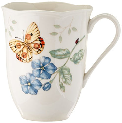 Lenox 6342794 Lenox Butterfly Meadow 18-Piece Dinnerware Set White