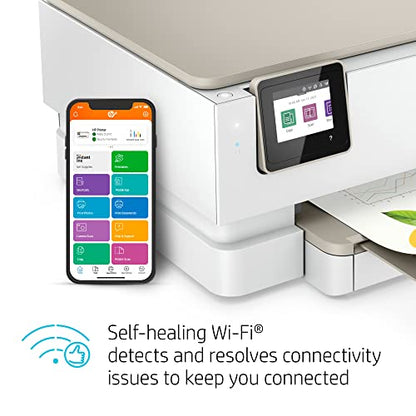 HP ENVY Inspire 7255e Wireless Color Thermal Inkjet Printer, Print, scan, copy, Easy setup,Mobile printing, Best-for-home, 3 month Instant Ink trial included