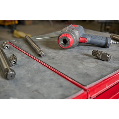 Ingersoll Rand 2236QTIMAX-2 DXS2 1/2" Air Impact Wrench, 2" Extended Anvil, Quiet, 1500 ft-lb Torque, Titanium Hammercase, Friction Ring Retainer, Pistol, Interchangeable Anvil, Multi-functional Tool