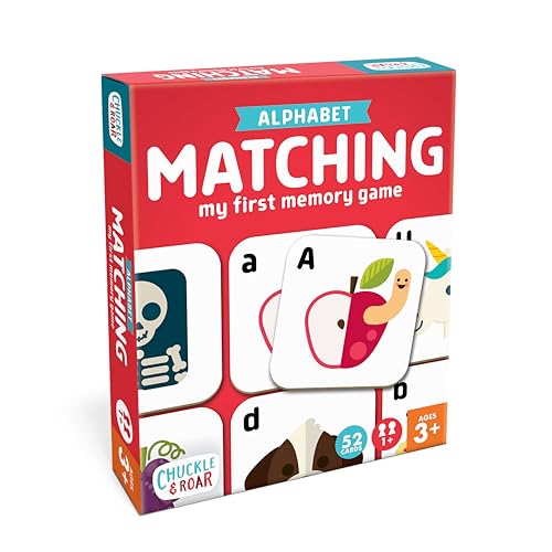Chuckle & Roar Alphabet Matching Memory Game, Toddler Games, Kids Ages 3+