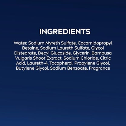 NIVEA MEN Sensitive Body Wash with Bamboo Extract, Moisturizing Body Wash for Sensitive Skin, Soap Free Shower Gel for Men with No Drying Alcohol, 16.9 Fl Oz Bottle, Pack of 3