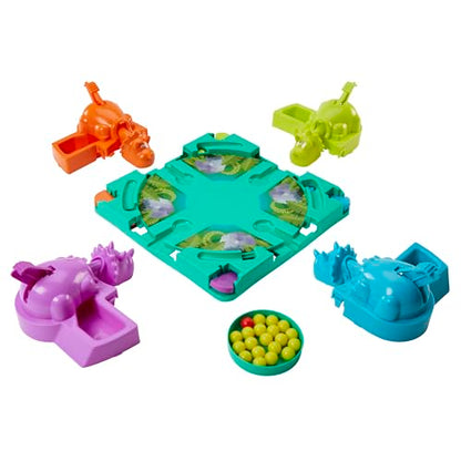 Hasbro Gaming Hungry Hungry Hippos Dino Edition Board Game, Pre-School Game for Ages 4 and Up; for 2 to 4 Players (Amazon Exclusive)