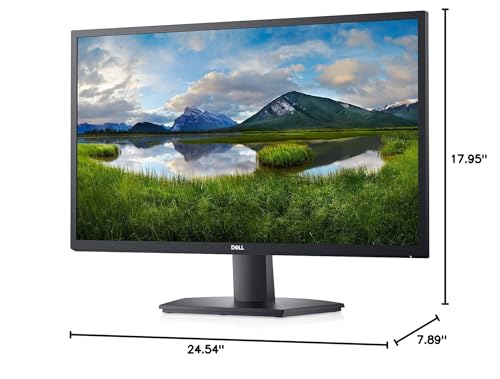 Dell SE2722HX Monitor - 27 inch FHD (1920 x 1080) 16:9 Ratio with Comfortview (TUV-Certified), 75Hz Refresh Rate, 16.7 Million Colors, Anti-Glare Screen with 3H Hardness - Black