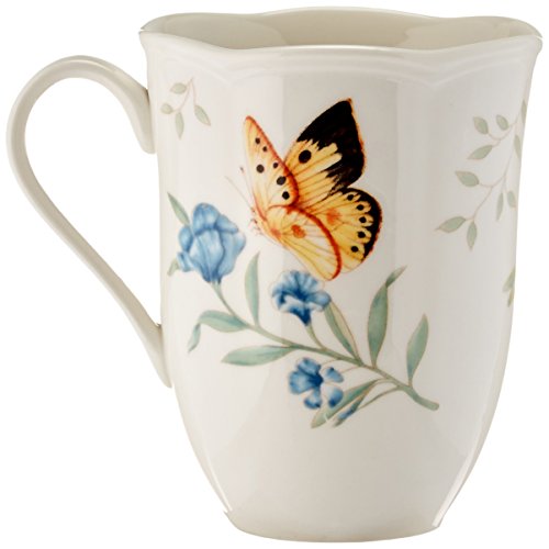 Lenox 6342794 Lenox Butterfly Meadow 18-Piece Dinnerware Set White