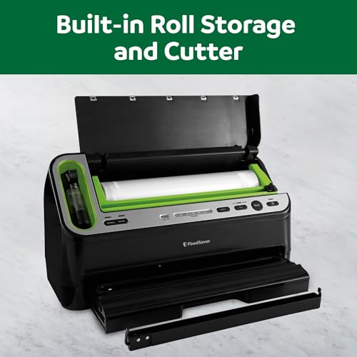 FoodSaver V4400 2-in-1 Vacuum Sealer Machine with Automatic Vacuum Sealer Bag Detection and Starter Kit