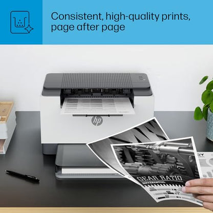 HP LaserJet M209d Laser Printer, Black and White, Automatic Duplex, USB Connection Only (Cable Included), Ideal in Home Office (8J9L0F)