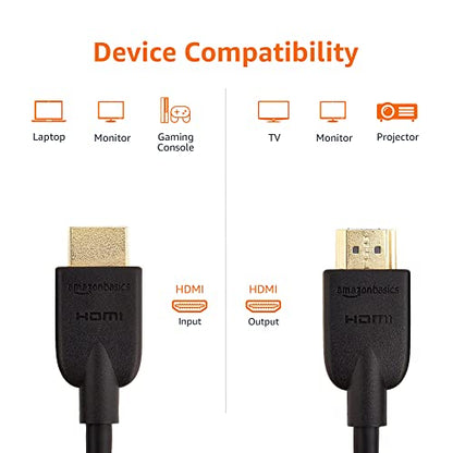 Amazon Basics High-Speed 4K HDMI Cable - 10 Feet