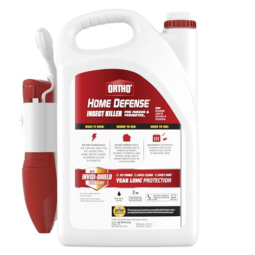 Ortho Home Defense Insect Killer for Indoor & Perimeter2 with Comfort Wand, Controls Ants, Roaches, and Spiders, 1.1 gal., 1 Pack